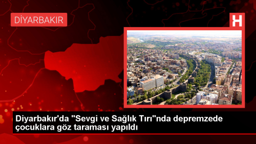 Diyarbakr'da Depremzedelerin Gz Muayenesi Yapld