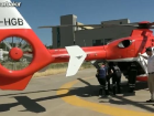 Diyarbak�r'da Kalp Krizi Ge�iren Hasta Ambulans Helikopterle Tedavi Alt�na Al�nd�