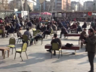 Tedbirler hi�e say�ld�, 'korona meydan�' kuruldu