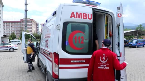 Doum yapan kadn ambulans helikopterle Ankara'ya sevk edildi