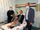 Doktorlar�n 'kesilecek' dedi�i aya��, k�k h�cre tedavisi ile kurtar�ld�