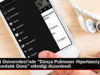 D�nya Pulmoner Hipertansiyon Fark�ndal�k G�n� Etkinli�i D�zenlendi