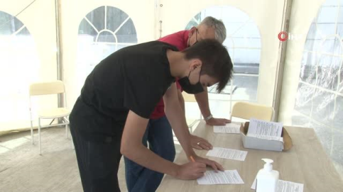 Dzce alamada mavi ehirler arasna girdi