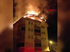 D�zce'de 5 Katl� Binada ��kan Yang�n Kontrol Alt�na Al�nd�