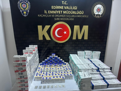 Edirne'de 830 Kutu Kaak la Ele Geirildi
