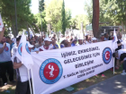 Ege �niversitesi Hastanesi'nde Sa�l�k �al��anlar� �� B�rakt�
