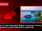 Enerji Bakan Yard�mc�s�, yaral� madencileri ziyaret etti