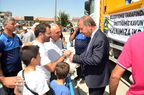 Ereli Belediyesi Organik Tarm Projesinde Hasat Dnemi Balad
