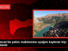 Erzincan'da patos makinesine ayağını kaptıran kişi ağır yaralandı