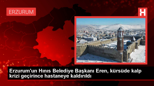 Erzurum'da Kalp Krizi Geiren Hns Belediye Bakan Helikopterle Hastaneye Kaldrld