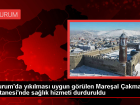 Erzurum'da Mareşal Çakmak Devlet Hastanesi'nde sağlık hizmeti durduruldu