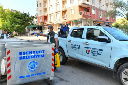 Esenyurt Belediyesi Halk Sa�l��� ��in �la�lama �al��malar�n� S�rd�r�yor