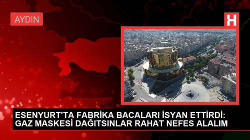 Esenyurt'ta Tekstil Fabrikalarnn Duman Mahalleliyi syan Ettirdi