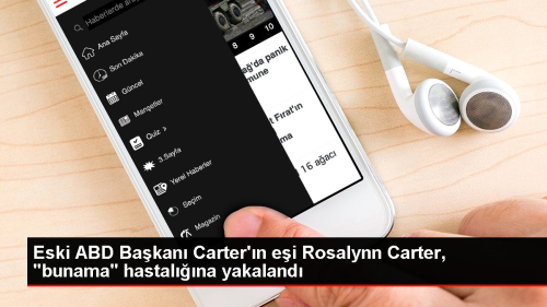 Eski ABD Bakan Jimmy Carter'n ei Rosalynn Carter'a demans tehisi konuldu