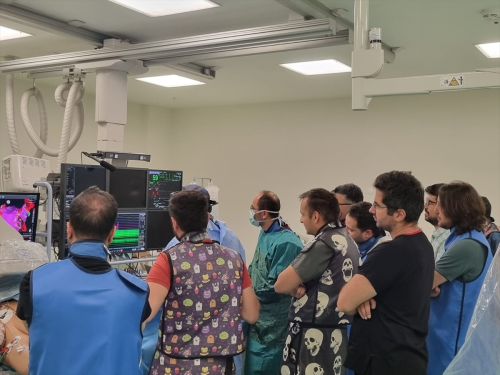 Eskiehir ehir Hastanesi'nde 3 Boyutlu Uzaktan Eriimli Gzlk ile Ablasyon lemi Uyguland