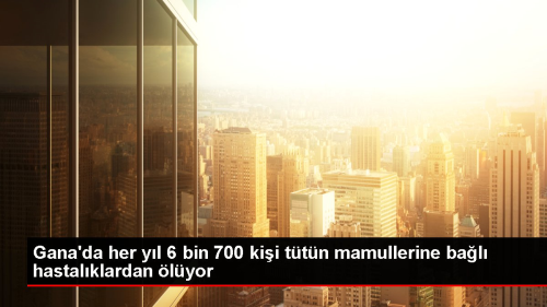 Gana'da T�t�n Mamulleri Nedeniyle Y�lda 6 Bin 700 Ki�i Hayat�n� Kaybediyor