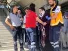 Gebze'de Y�r�yen Merdivenden D��en Kad�n Yaraland�