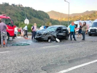 Giresun'da minib�s ile otomobil �arp��t�: 1 �l�, 2 yaral�