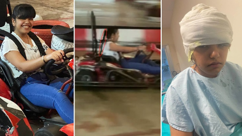 Go-kart'ta sa tekerlee dolanan gen kz zorlu ameliyatlar geirdi