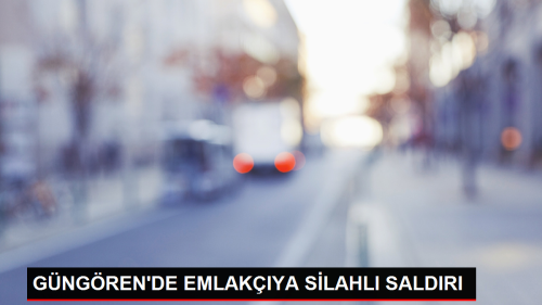 GNGREN'de Emlak Dkkanna Saldr:  Yeri Sahibi Yaraland