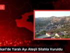 Hakkari'de Yaral� Ay� Ate�li Silahla Vuruldu