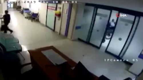 Hastanede oke eden grnt: Youn bakm servisinde byle bisiklet srd
