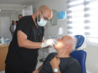 Hatay Az ve Di Sal Merkezi, prefabrik klinikte hasta kabulne balad