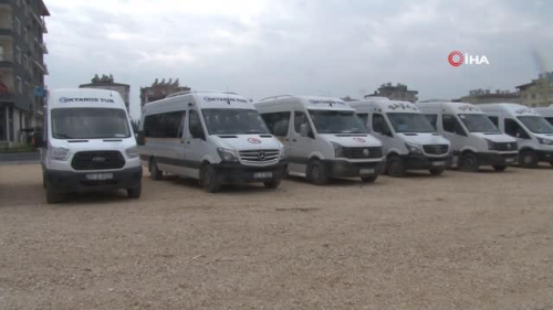 Hatayl servisiler, 300 aralk filoyu filyasyon ekibine tahsis etti
