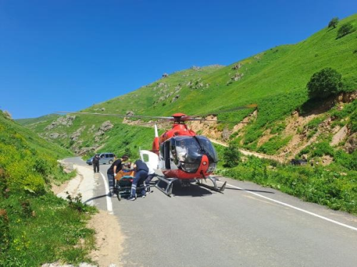 Hava Ambulansyla Kala Protezi kan Hastaya 20 Dakikada Yardm