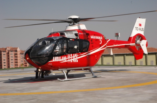 Helikopter Ambulansla Hasta Sevki
