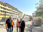 �l Ba�kan� �etin, tarih y�k�m� yerinde inceledi