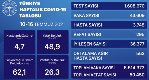 l il koronavirs vaka saylar katr? 24-30 Temmuz l il gncel koronavirs risk haritas ve haftalk vaka saylar akland m?