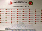 �stanbul Havaliman�'nda 800 Bin Lira De�erinde Ka�ak �la� Operasyonu