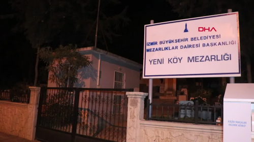 zmir'de mezarlkta terk edilen 1 gnlk bebek bulundu