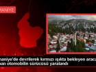 Kadirli'de K�rm�z� I��kta Bekleyen Araca �arpan Otomobilin S�r�c�s� Yaraland�