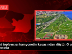 Ka��t toplay�c�s� kamyonetin kasas�ndan d��t�: O anlar kamerada