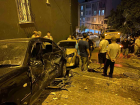 Ka��thane'de freni patlayan ticari taksi kontrolden ��karak 4 araca �arpt�