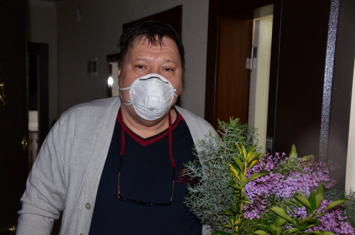 Kahramanmara'ta koronavirs yenen 55 yandaki KOAH hastas taburcu edildi