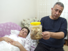 Kanser Olabilirsin Denildi, Karn�ndan Kavanoz Dolusu Gazl� Bez ��kt�