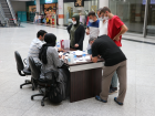 Karab�k'te al��veri� merkezinde randevusuz a�� hizmeti sunuldu
