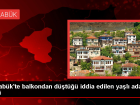 Karab�k'te ya�l� adam balkondan d��erek hayat�n� kaybetti