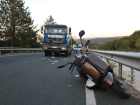 Kastamonu'da beton mikseriyle motosikletin �arp��mas� sonucu 2 ki�i a��r yaraland�