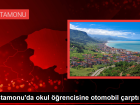 Kastamonu'da Otomobil �ocu�a �arpt�, Kaza An� G�venlik Kameras�nda