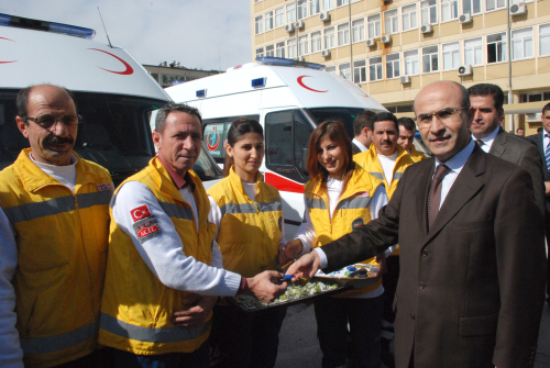 Kastamonu'da Sala 9 Ambulans Takviyesi