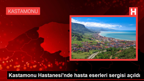 Kastamonu Hastanesi'nde hasta eserleri sergisi ald