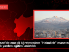 Kayseri'de emekli retmenlere 