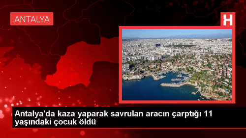Kepez'te ocuk hayatn kaybetti