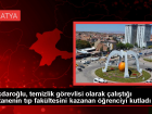 K�l��daro�lu, temizlik personeli olarak �al��an ��renciyi tebrik etti