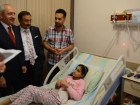 Kldarolu, Yaral Gazzelileri Ziyaret Etti