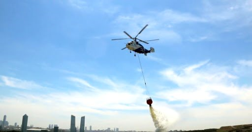 Krklareli'nde helikopterle dezenfektan sklacak iddialar yalanland